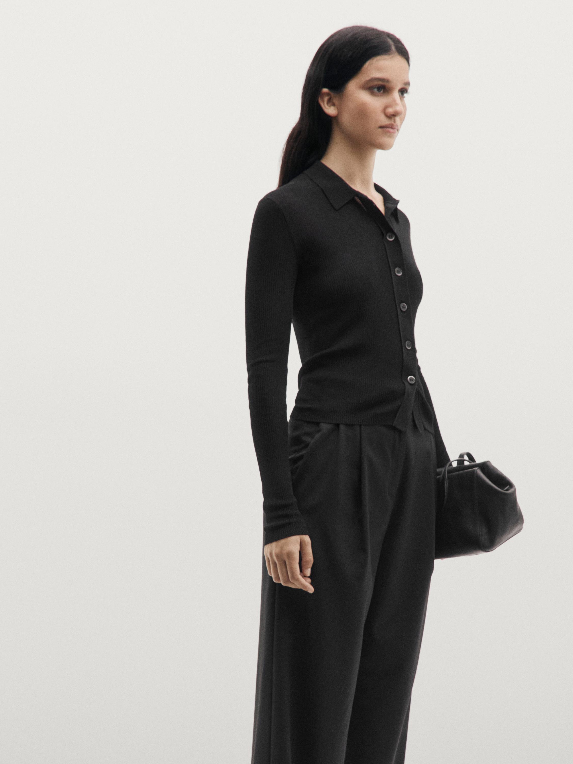 Cardigan en coton mélangé